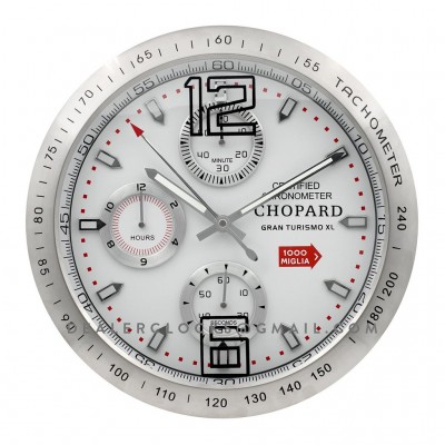 Chopard Mille Miglia Gran Turismo XL Chronograph Stahl weiss wanduhr