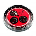 Ferrari Wanduhr Scuderia 34cm rotes Chronograph