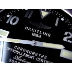 Breitling 191023 Avenge schwarz stahl  Wanduhr
