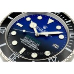 Rolex Sea-Dweller Deepsea D-Blue Wanduhr mit schwarzer Lünette