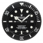 Rolex Submariner 34cm 3D logo Wanduhr 