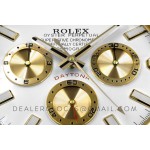  Rolex Daytona Rose Gold weiss groß Chronograph Wanduhr