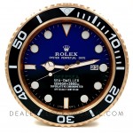 Rolex Sea-Dweller Deepsea D-Blue Rose Gold 38CM XL Wanduhr