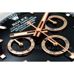 Rolex Daytona Gelbgold schwarz XXL chronograph Wanduhr 40 CM 